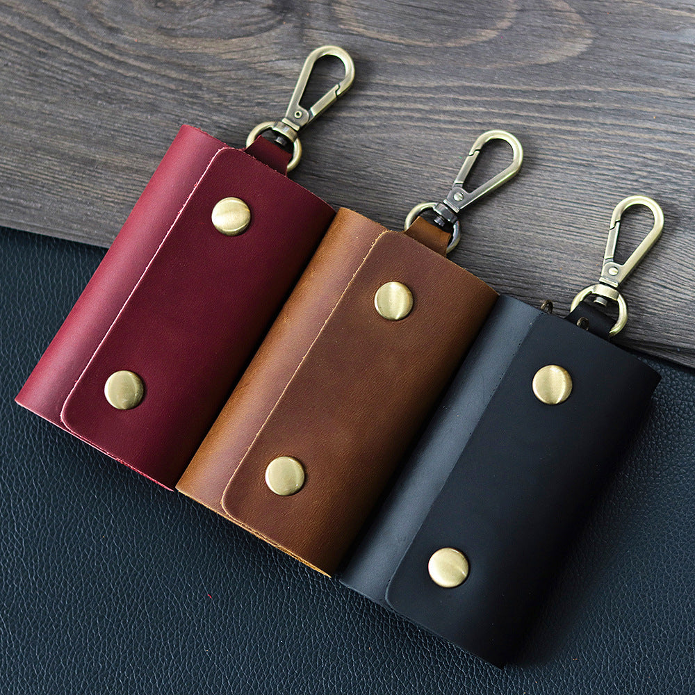Wallet Leather Key Bag Multifunctional Keychain
