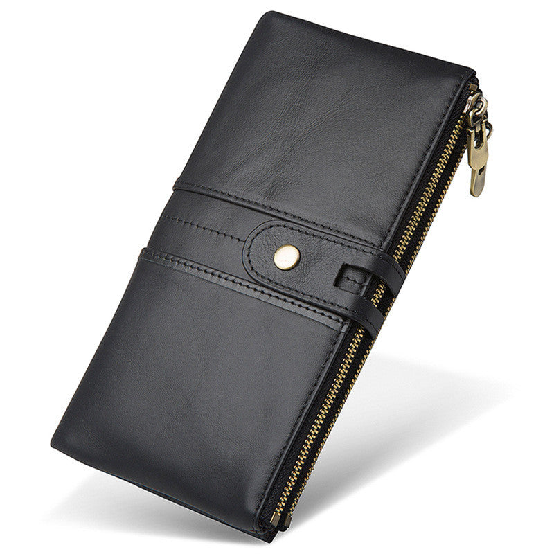 Really Multi-card Leather Men's Wallet Business Casual Long