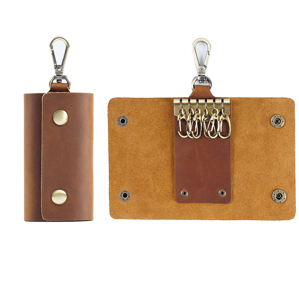 Wallet Leather Key Bag Multifunctional Keychain