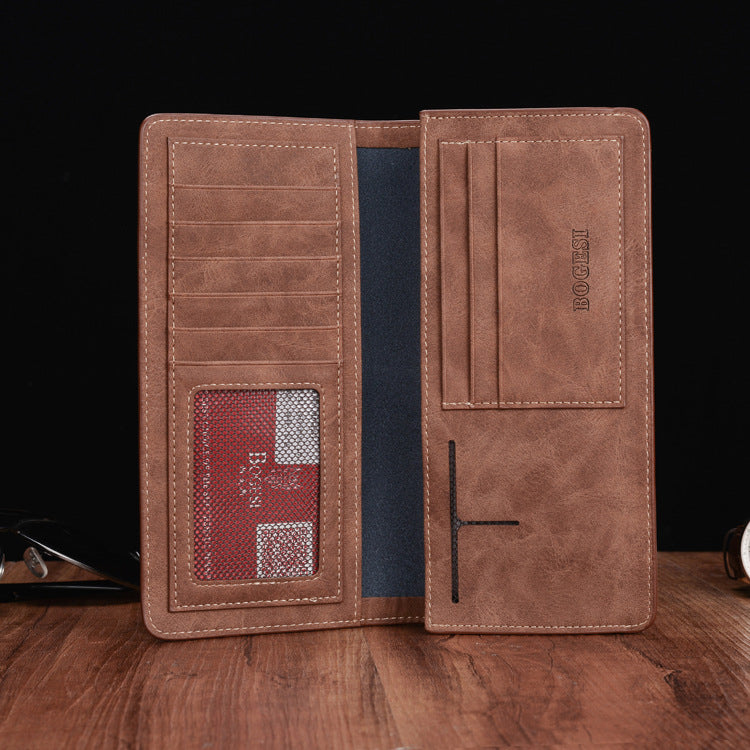 Men's Thin Wallet Long Card Holder