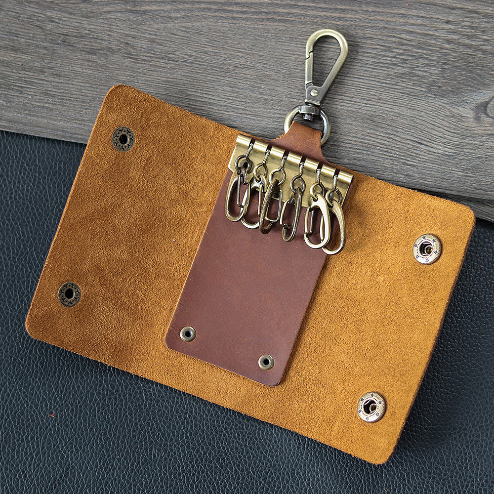 Wallet Leather Key Bag Multifunctional Keychain